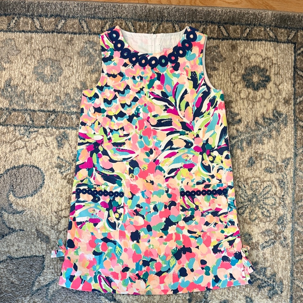 Lilly Pulitzer Pink and Blue Kids Dress
